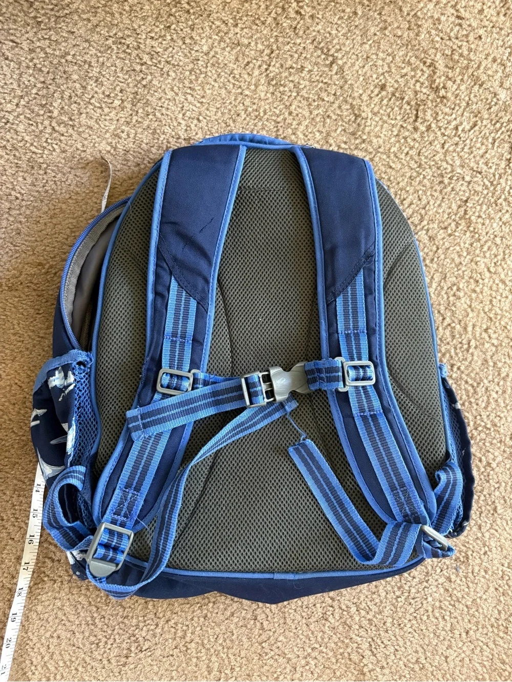 Pottery Barn Kids navy backpack